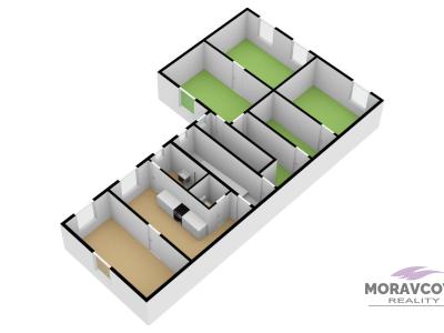 Prodej rodinného domu Žleby, Zámecké náměstí 6 č. 5