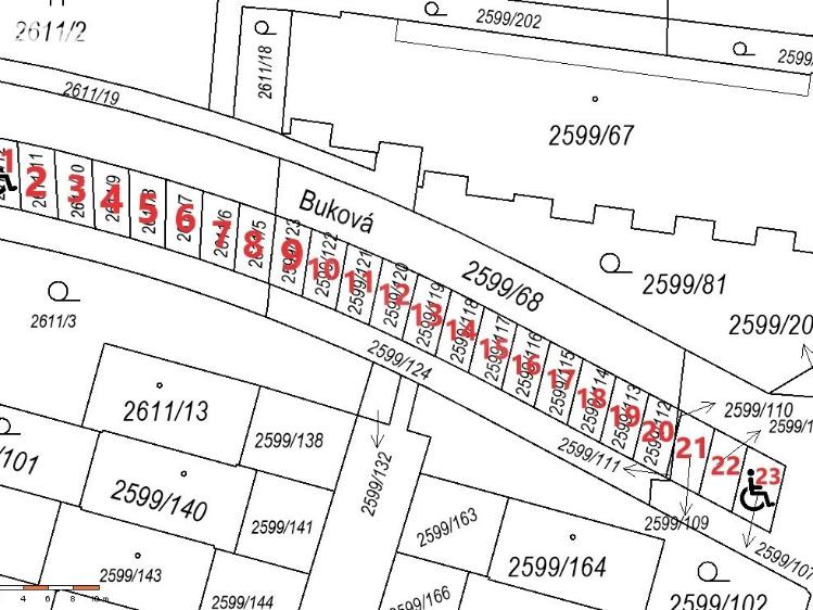 Prodej pozemku České Budějovice, Buková 2059/7 č. 10