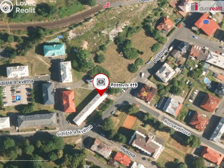 Pronájem bytu 1+1 Nejdek, Poštovní č. 5