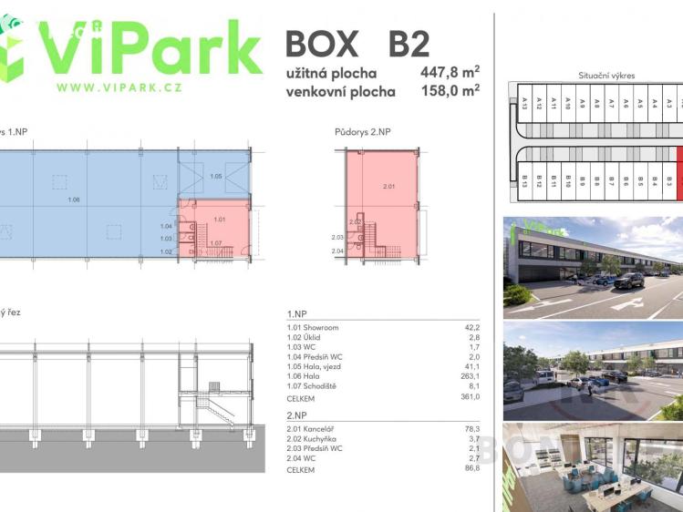Pronájem skladového prostoru Brno, Vinohradská 1114/76 č. 2
