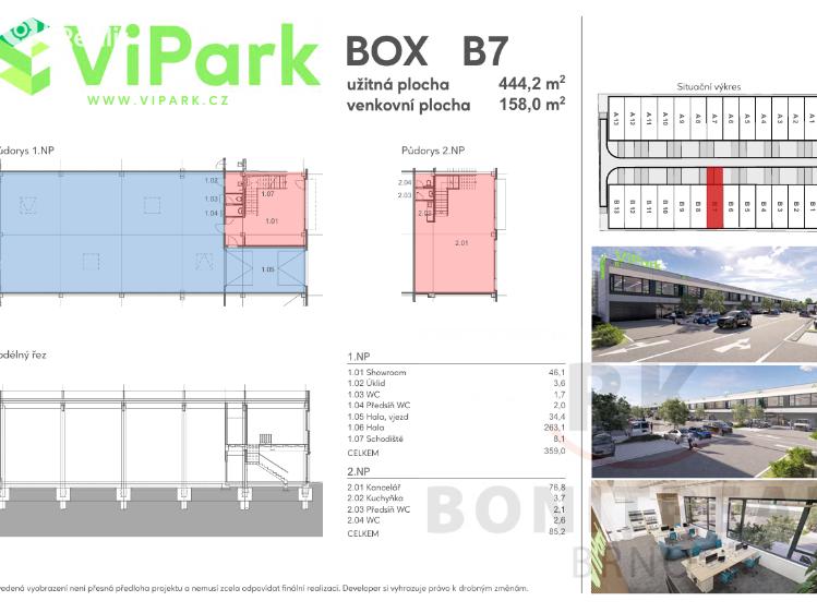 Pronájem skladového prostoru Brno, Vinohradská 1114/76 č. 8