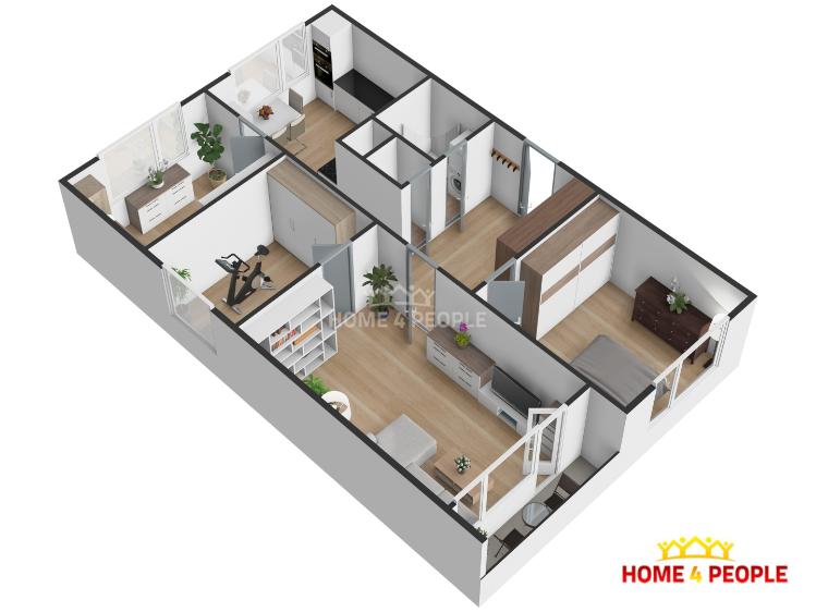 Prodej bytu 4+1 Přelouč, Jižní č. 21