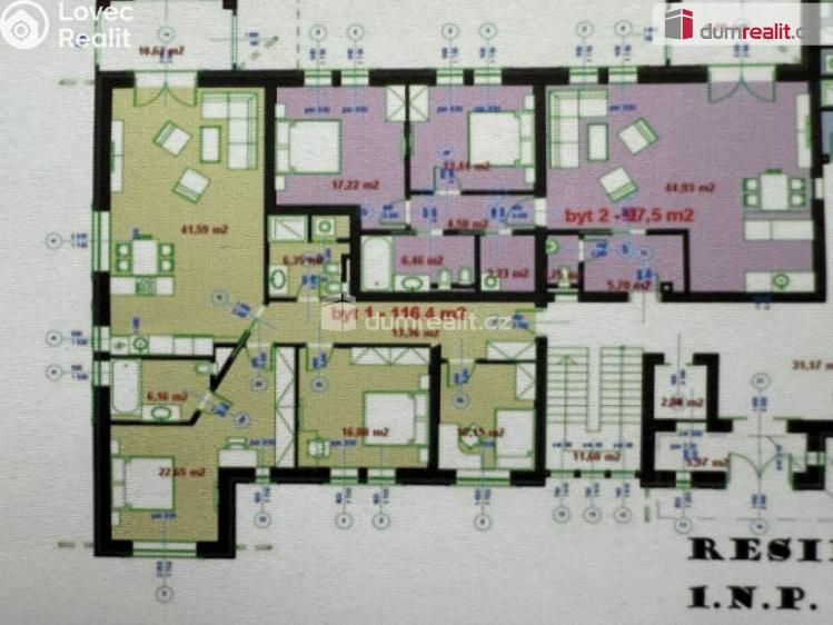 Prodej bytu 3+KK Mariánské Lázně, Chopinova č. 16