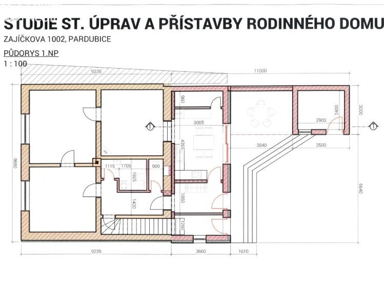 Sale family house Pardubice, Zajíčkova č. 31