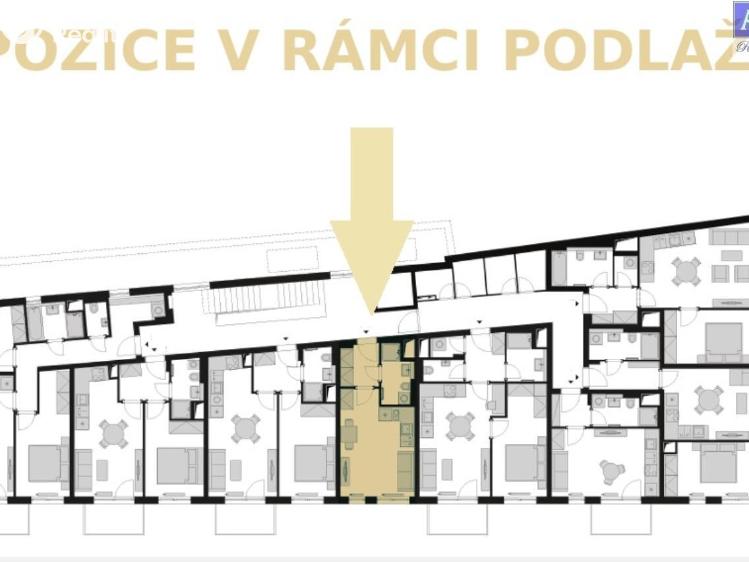Prodej bytu 1+KK Praha, U křížku č. 8