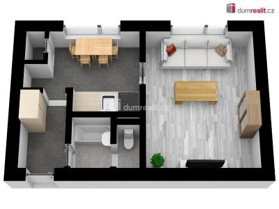Продажа квартиры 1+1 Lovosice, Osvoboditelů č. 6
