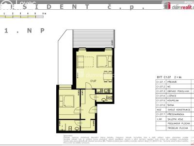 Продаж квартири 2+KK Harrachov č. 6