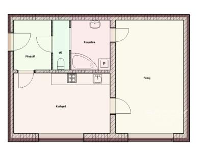 Rent apartment 2+KK Praha, Jeseniova č. 4
