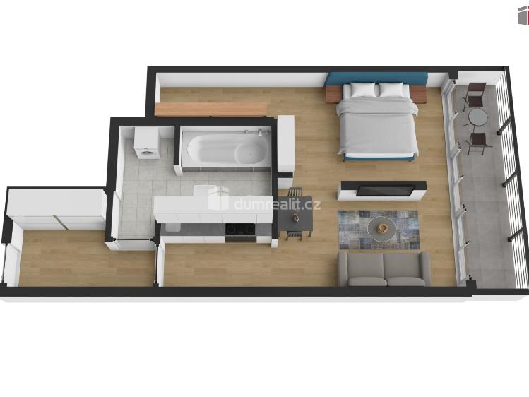 Prodej bytu 1+KK Praha 15, Pod průsekem č. 31