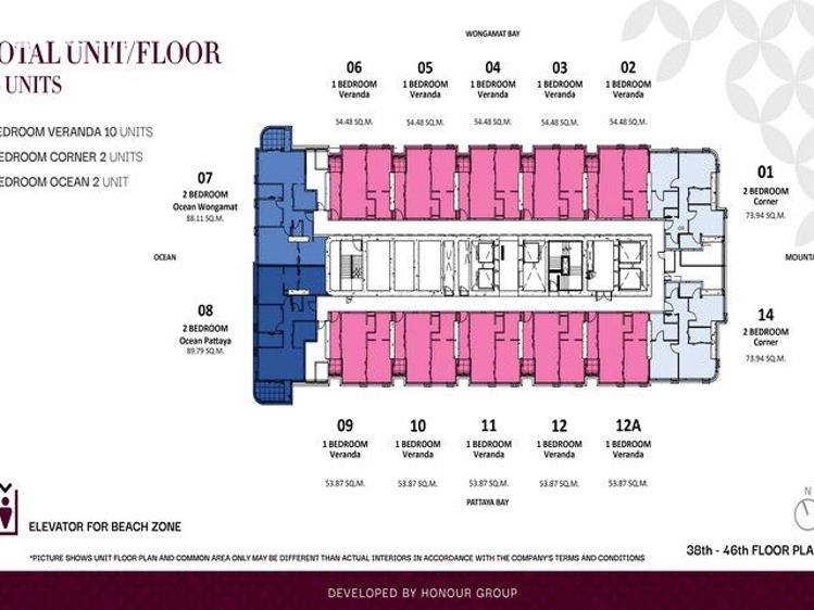 Prodej apartmánů Pattaya č. 24