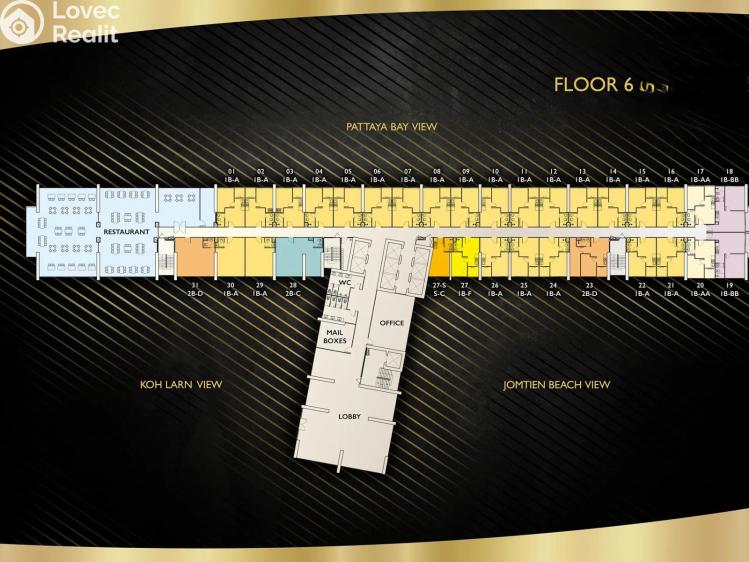 Prodej apartmánů Pattaya č. 4