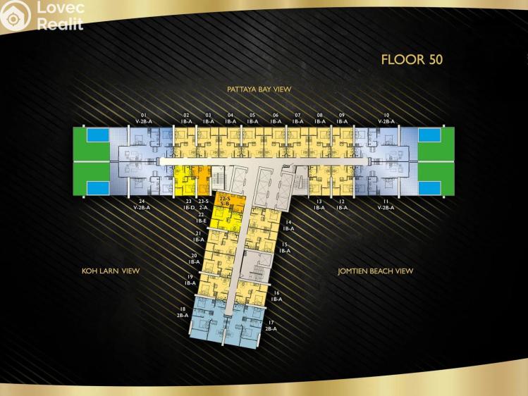Prodej apartmánů Pattaya č. 9