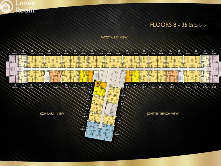 Prodej apartmánů Pattaya č. 36