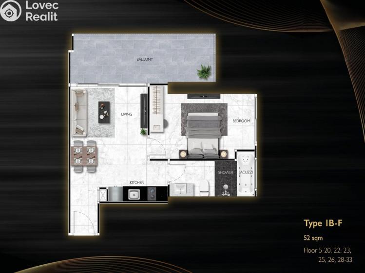 Prodej apartmánů Pattaya č. 35