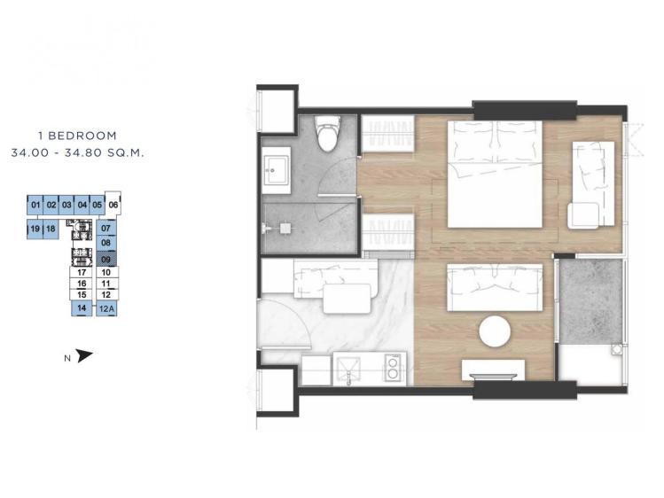 Prodej apartmánů Pattaya č. 11