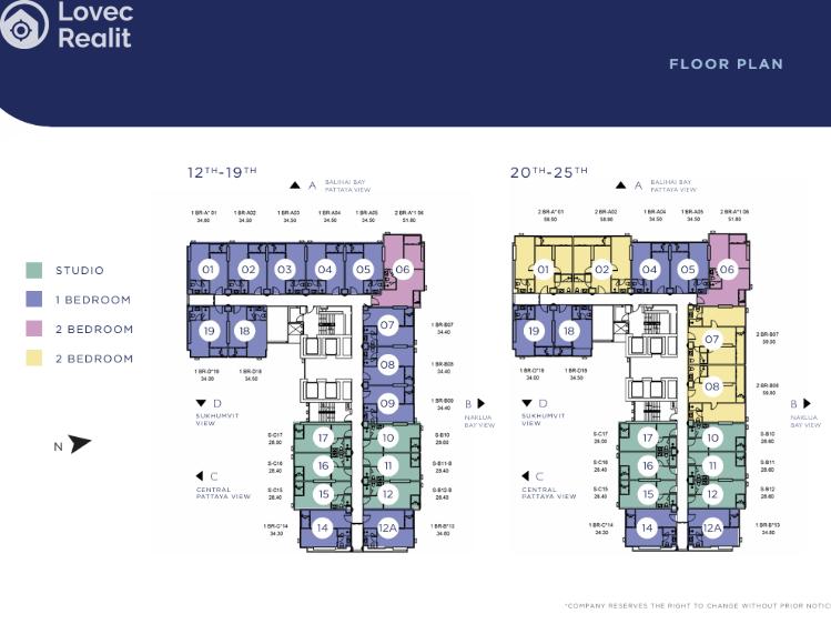 Prodej apartmánů Pattaya č. 22