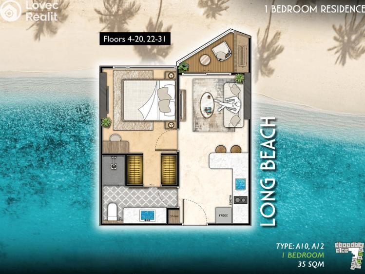 Prodej apartmánů Pattaya č. 36