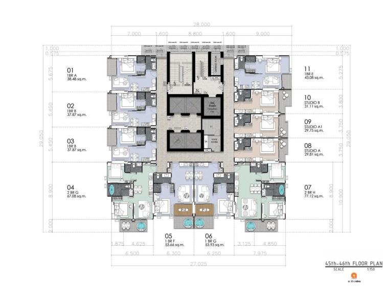 Prodej apartmánů Pattaya č. 19