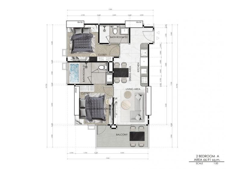 Prodej apartmánů Pattaya č. 21