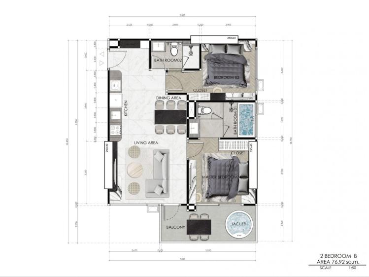 Prodej apartmánů Pattaya č. 22