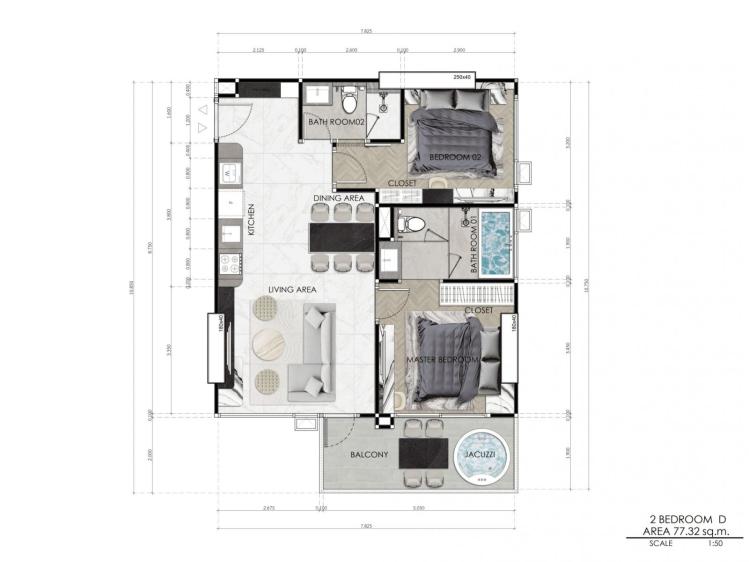 Prodej apartmánů Pattaya č. 23