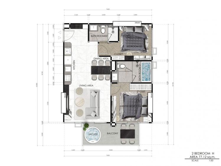 Prodej apartmánů Pattaya č. 25