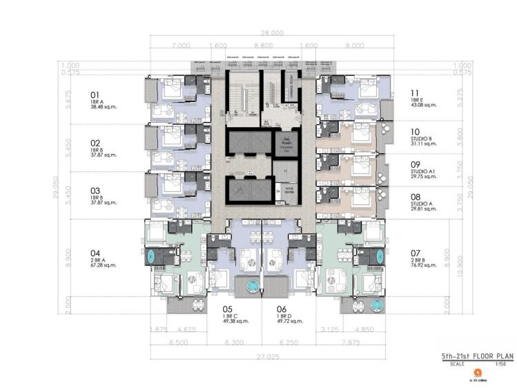 Prodej apartmánů Pattaya č. 34