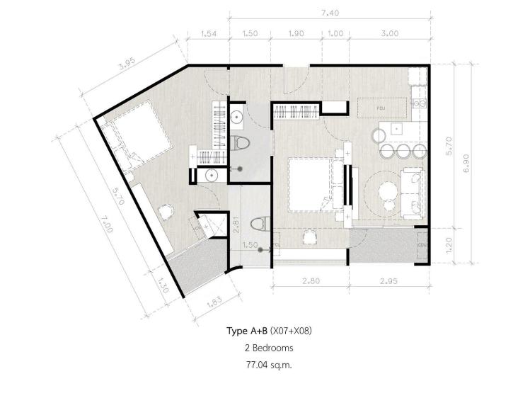 Prodej apartmánů Pattaya č. 23