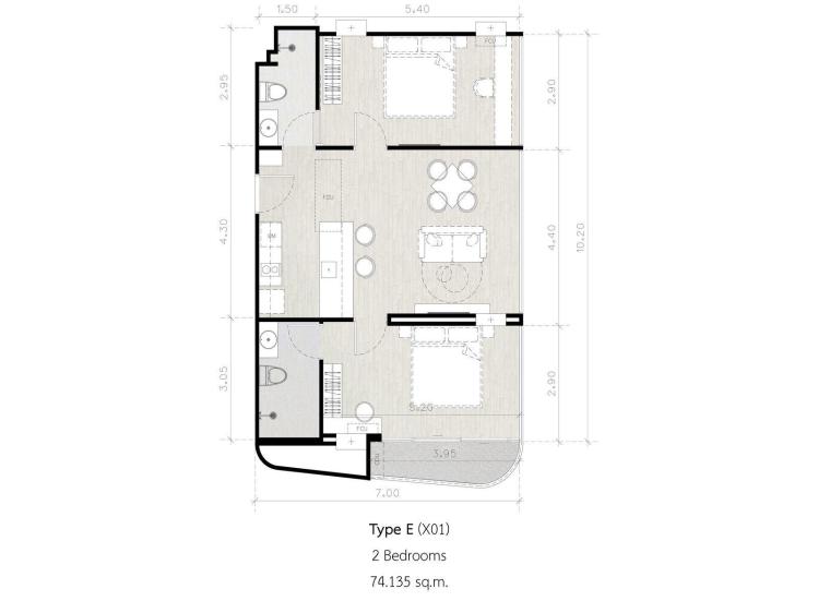 Prodej apartmánů Pattaya č. 32