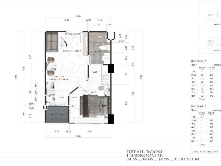 Prodej apartmánů Pattaya č. 7