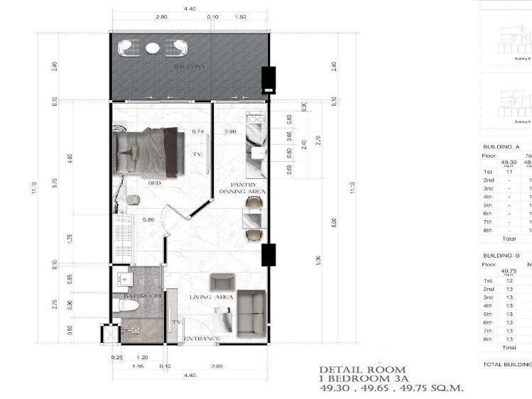Prodej apartmánů Pattaya č. 8