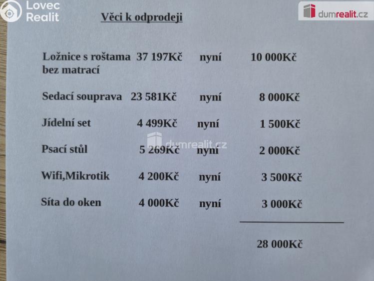 Pronájem bytu 3+1 Kaplice, 1. máje č. 20