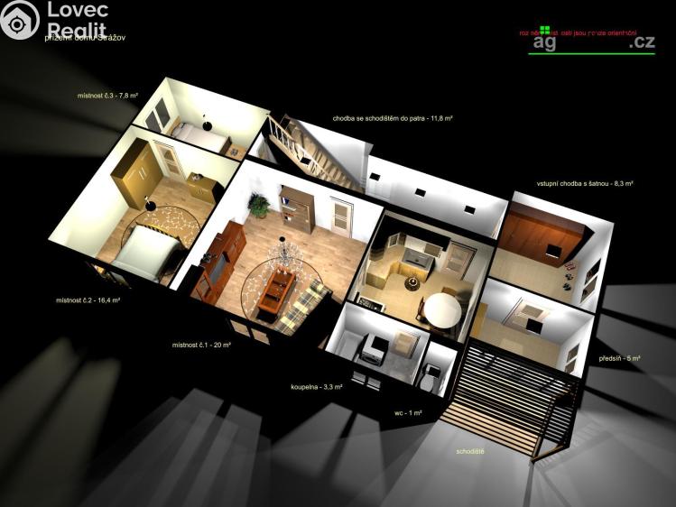 Prodej rodinného domu Strážov č. 28