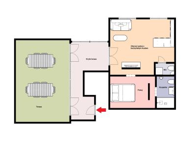 Rent apartment 2+KK Vojkovice č. 4