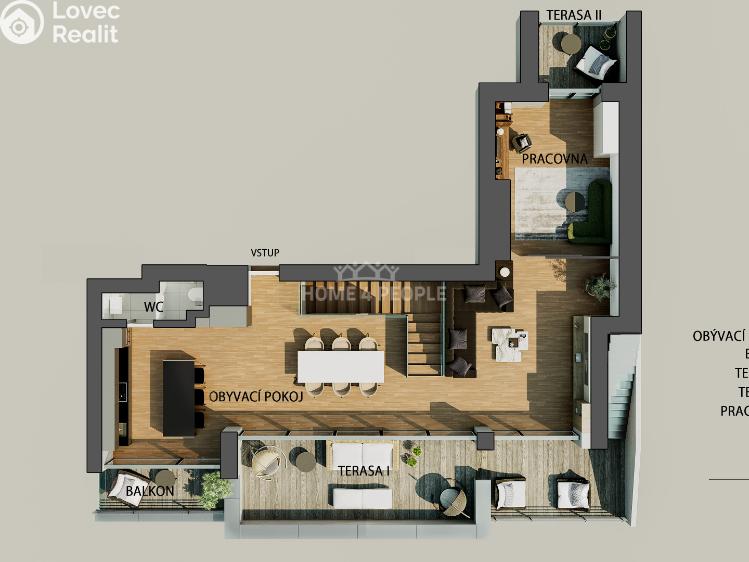 Продажа квартиры 4+KK Praha 3, Prokopova č. 55