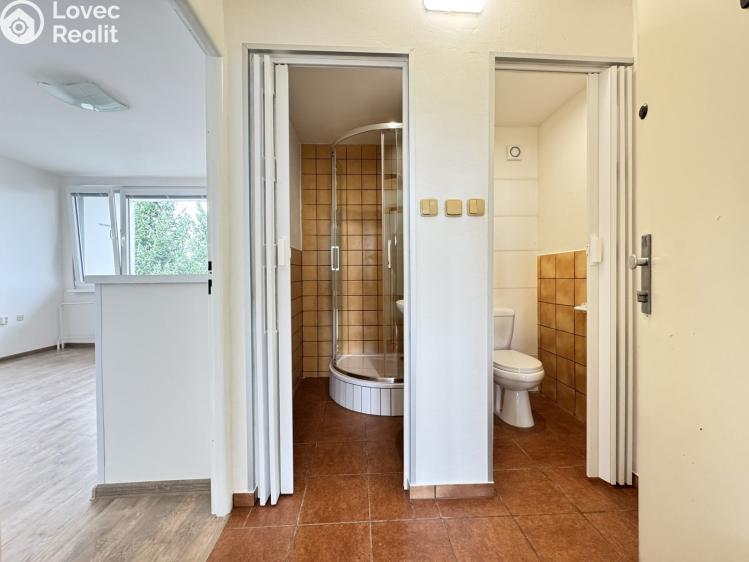 Pronájem bytu 1+KK Pardubice, Křičkova 417 č. 14