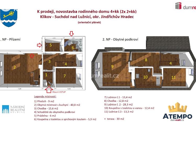Prodej rodinného domu Suchdol nad Lužnicí, Husova č. 3