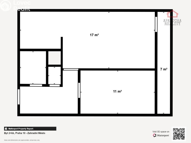 Pronájem bytu 2+KK Praha, Mládežnická 3060/8 č. 10