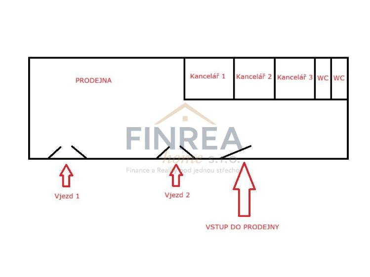 Pronájem obchodního prostoru Málkov č. 1