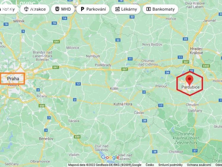 Pronájem kanceláře Pardubice č. 2
