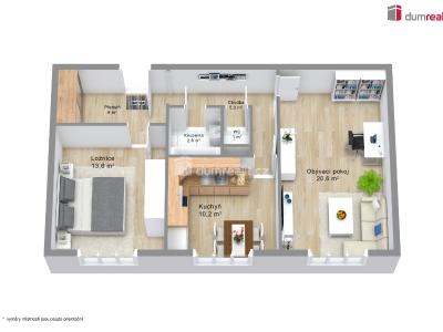 Prodej bytu 2+1 Hroznětín, Sídliště č. 3