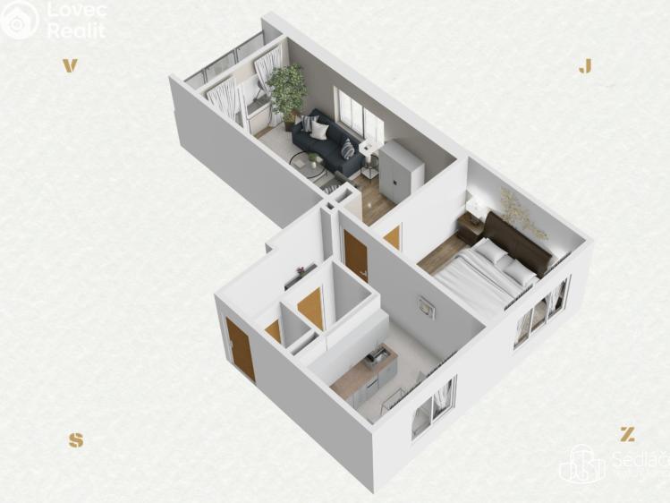 Prodej bytu 2+1 Bukovany č. 20