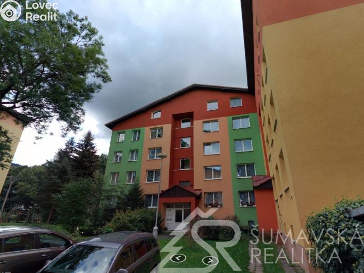 Pronájem bytu 1+1 Železná Ruda, U Řezné 371 č. 10