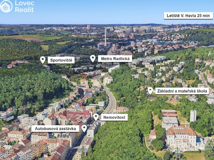 Prodej bytu 2+1 Praha, Radlická č. 28