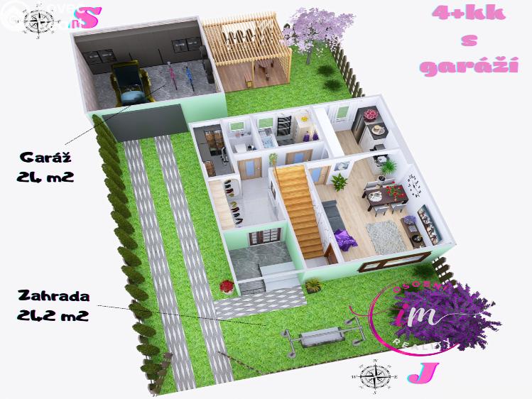 Sale family house Třebíč, Řípovská č. 6