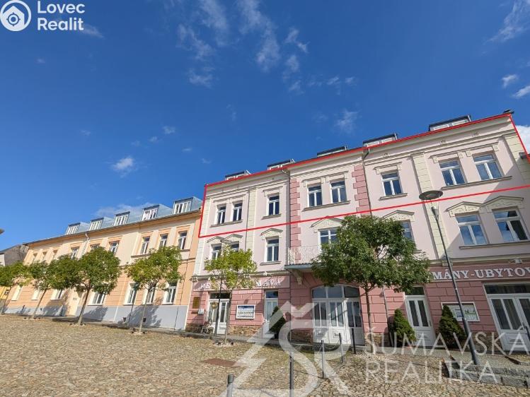 Prodej bytu 4+1 Kašperské Hory, Náměstí 184 č. 1