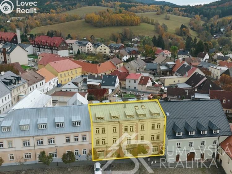 Продажа квартиры 4+1 Kašperské Hory, Náměstí 184 č. 7