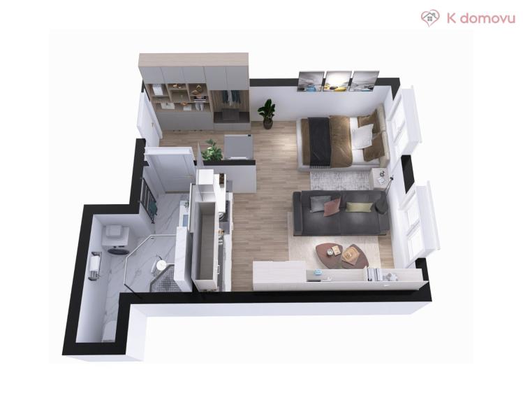 Продажа квартиры 1+KK Přerov, Komenského 1528/50 č. 2