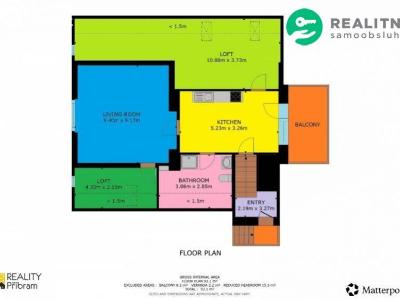 Rent apartment 3+1 Příbram, Fibibchova č. 1
