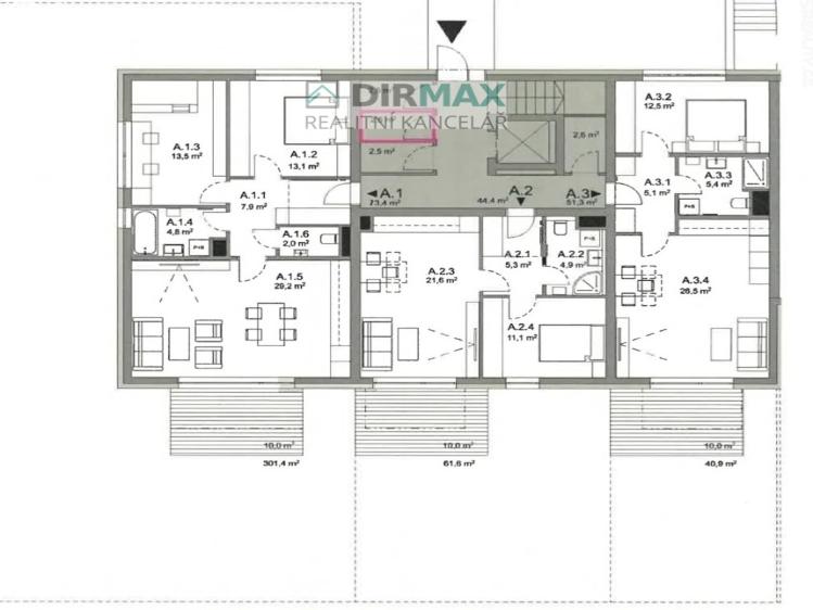 Продажа квартиры 2+KK Plzeň, Nad Dvorem 947/3 č. 27
